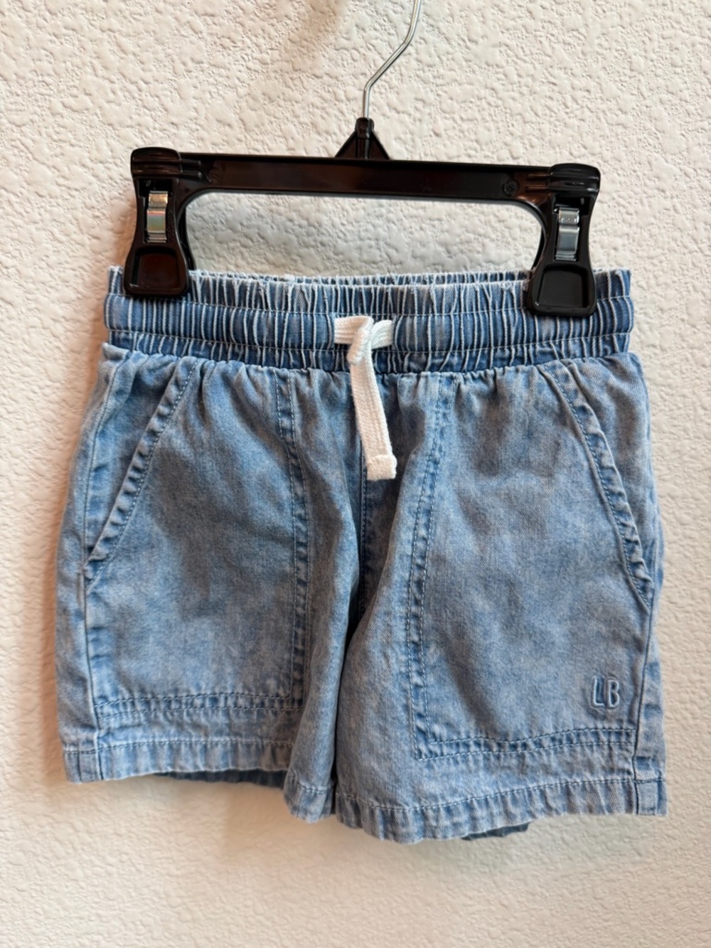 Little Bipsy Blue Denim Chambray Shorts 18 - 24 months